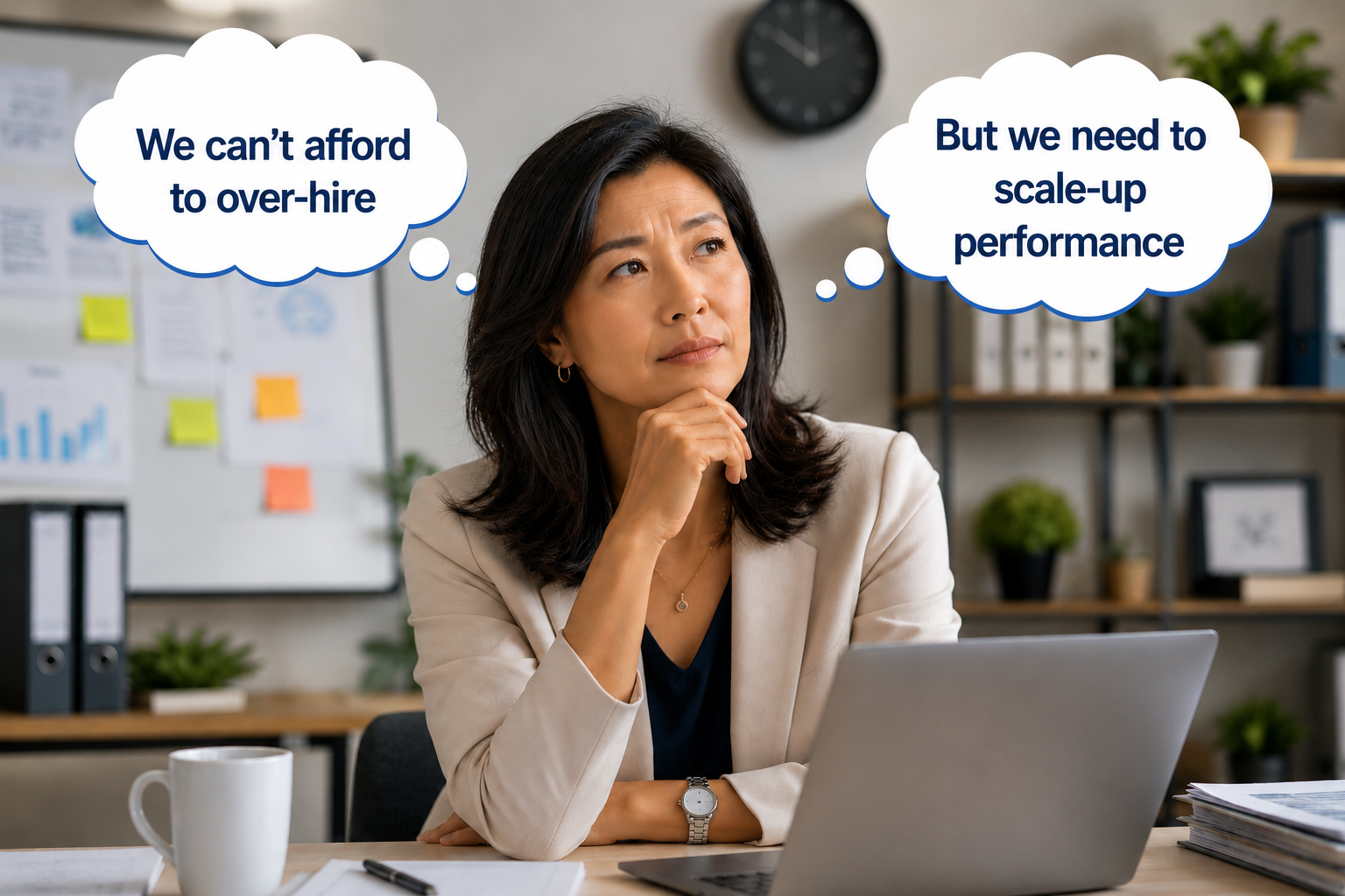 SMB owner thinking: You can't afford to over-hire. But you need to multiply performance.